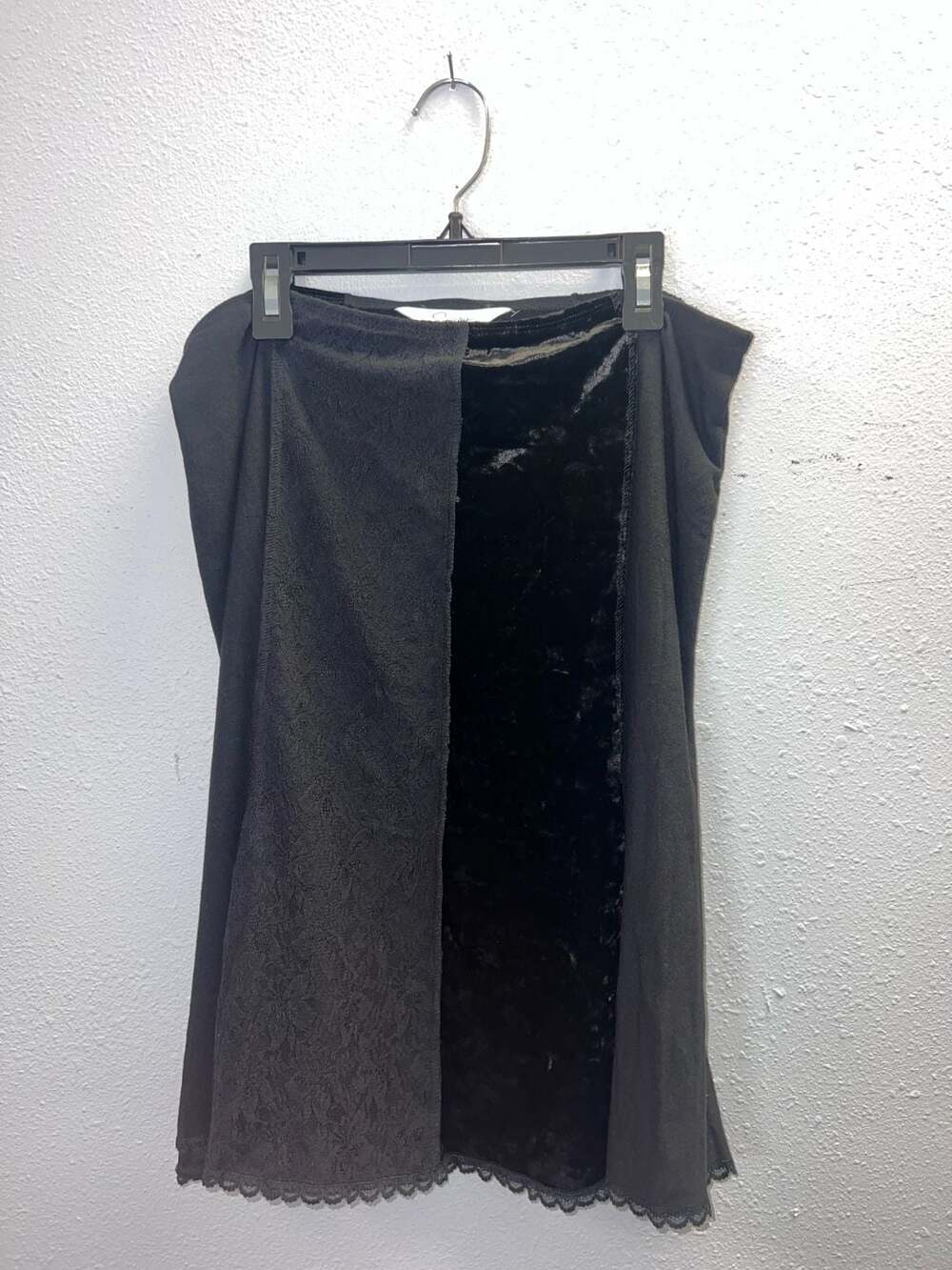 VINTAGE Y2K Speechless Velvet Lace Midi Skirt Whimsygoth Gothic Grunge 0272